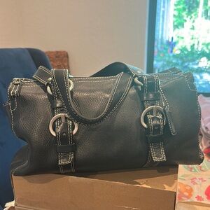 Coach Black Leather Handbag
